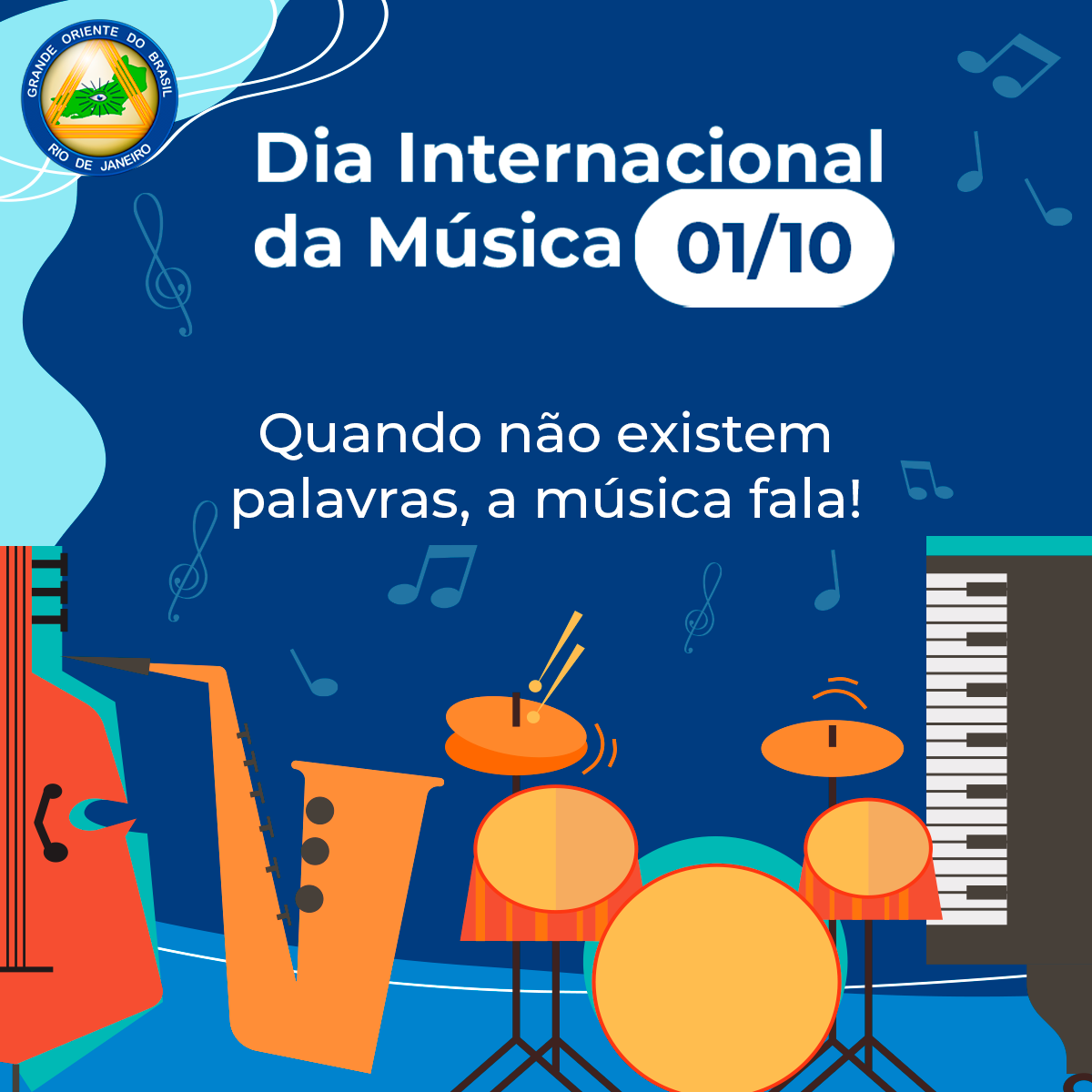 Hoje dia 01/10 se comemora o dia internacional da musica e nada melhor